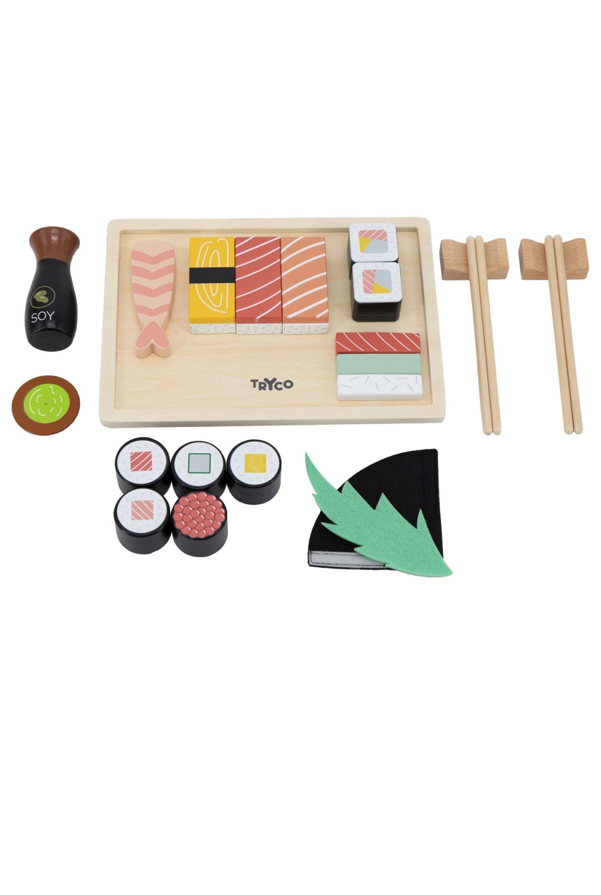 Set de sushis en bois - Tryco