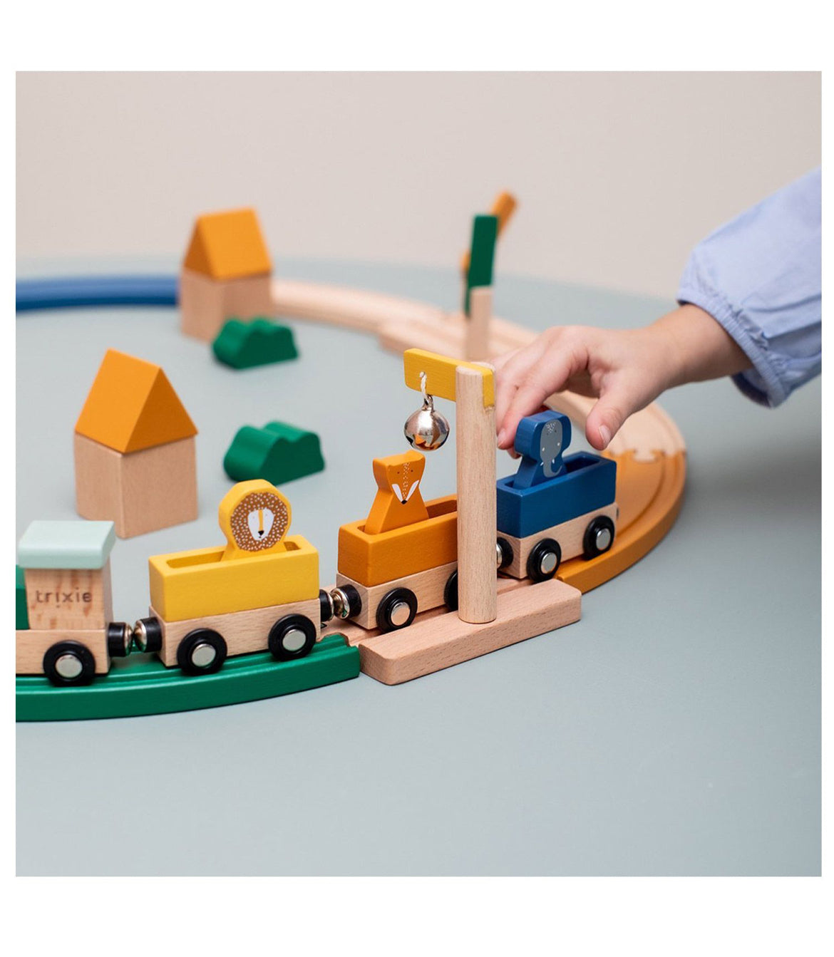 Circuit de train en bois - Trixie