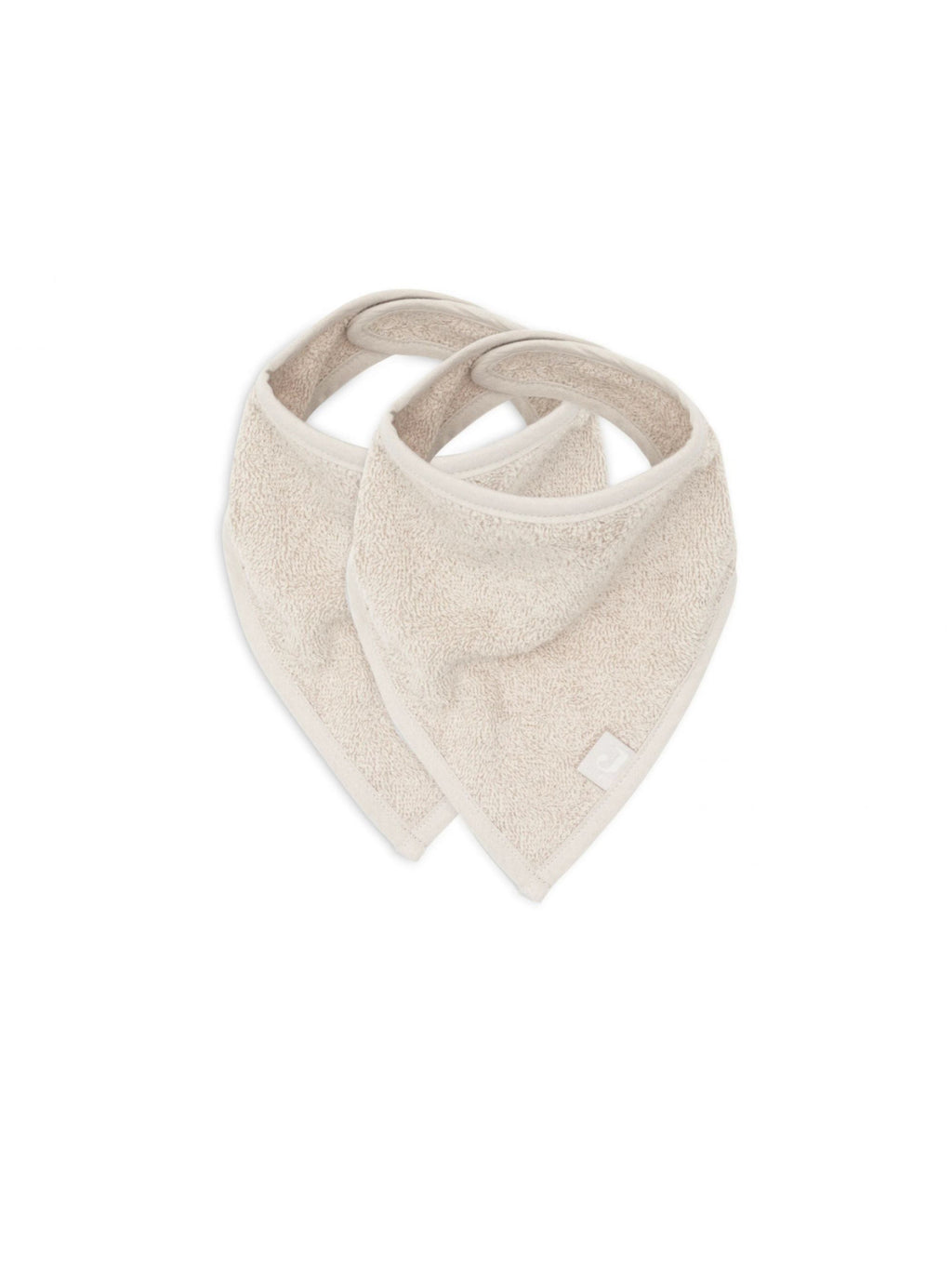 Set de 2 bavoirs bandana éponge - Nougat - Jollein