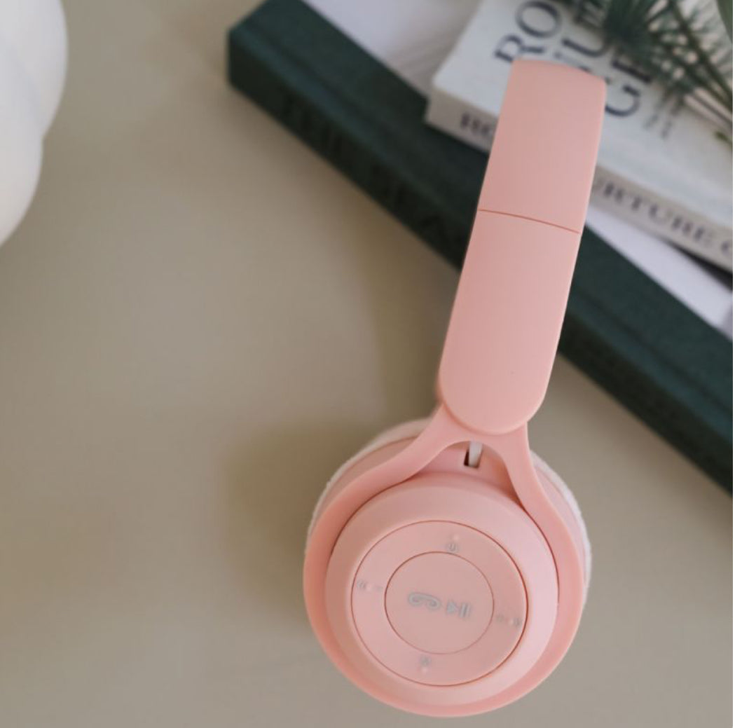 Casque audio sans fil - Rose - Lalarma