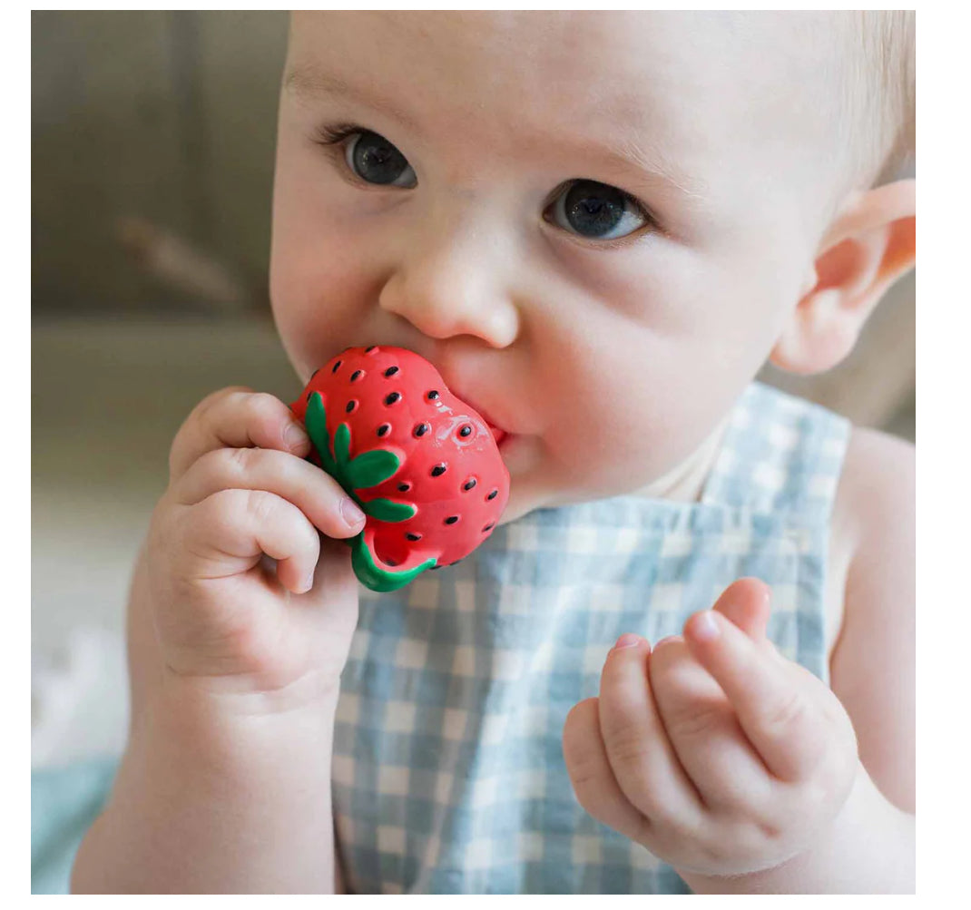 Sucette de dentition - Sweetie the Strawberry - Oli & Carol