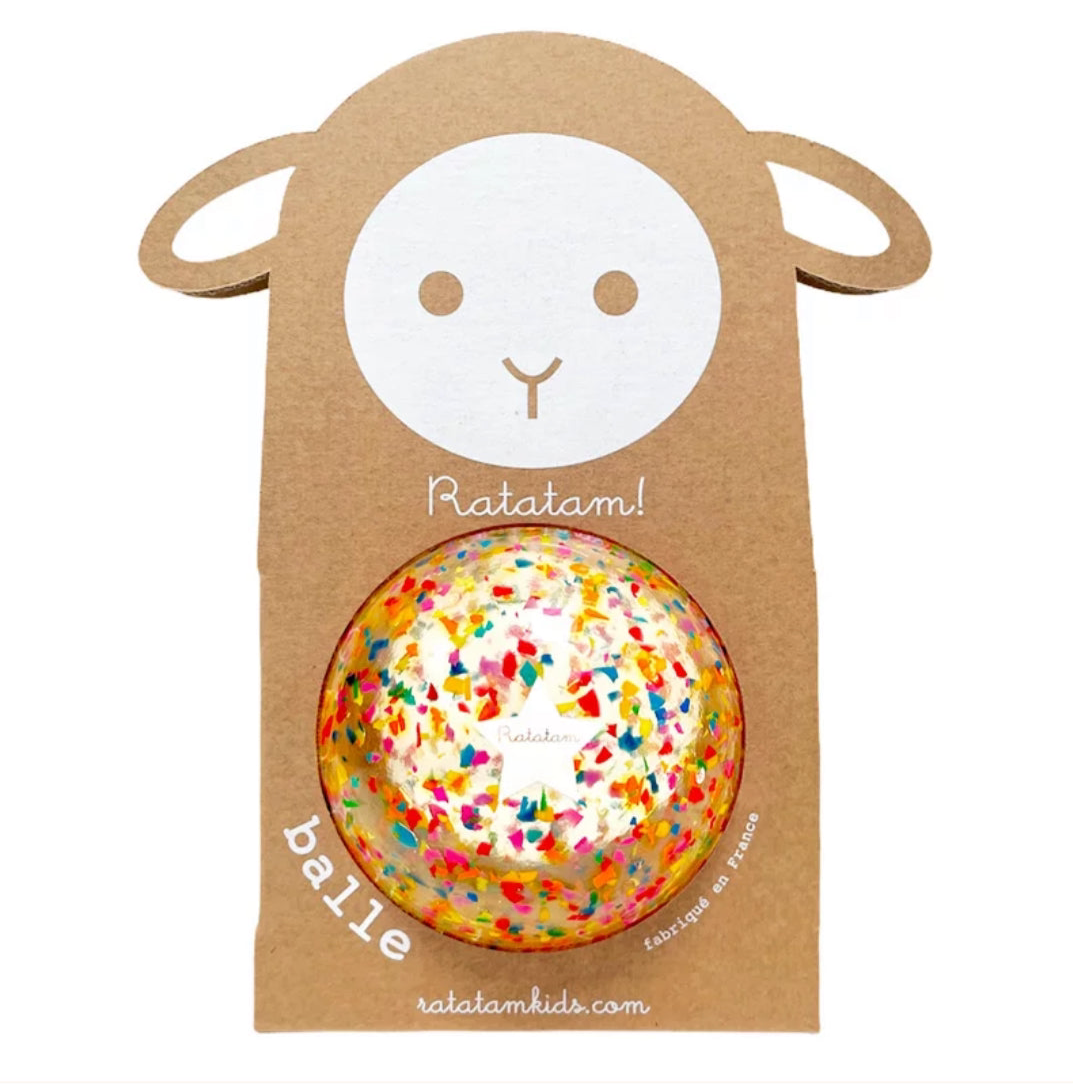 Ballon summer 10 cm - Confettis - Ratatam