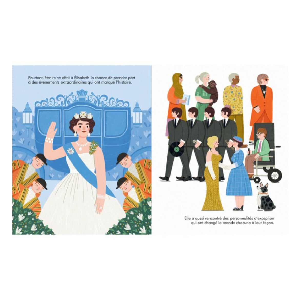 Petite & Grande - La Reine Elisabeth II - Kimane