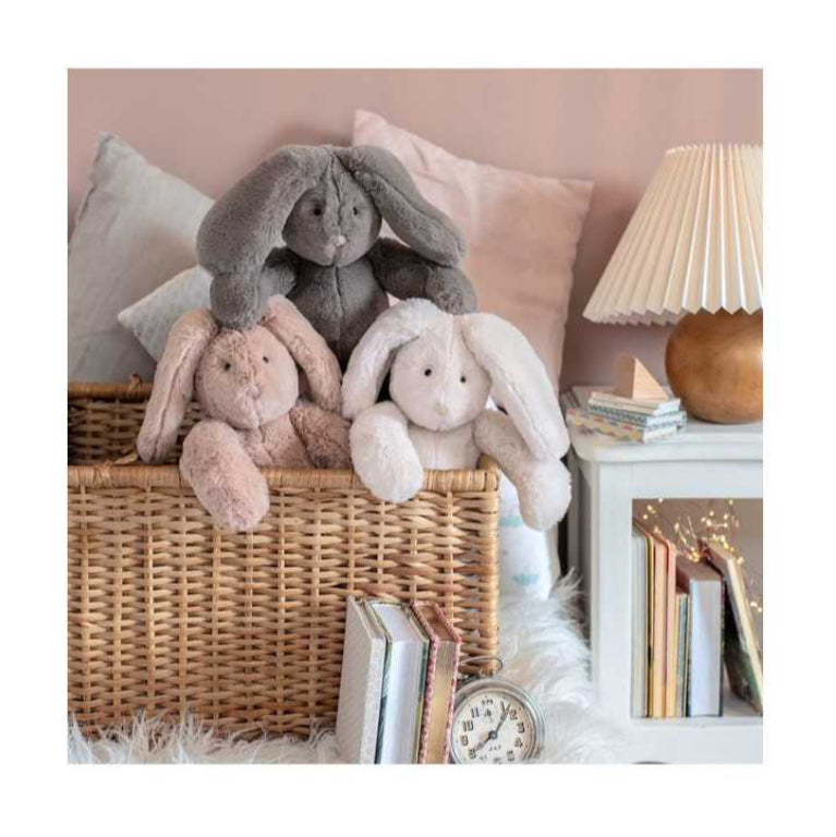 Peluche petit lapin Louison rose  - Arthur & Louison -  Moulin Roty