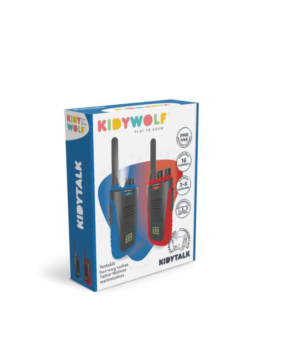 Talkie-walkie Kidytalk - Rouge & Bleu - Kidywolf