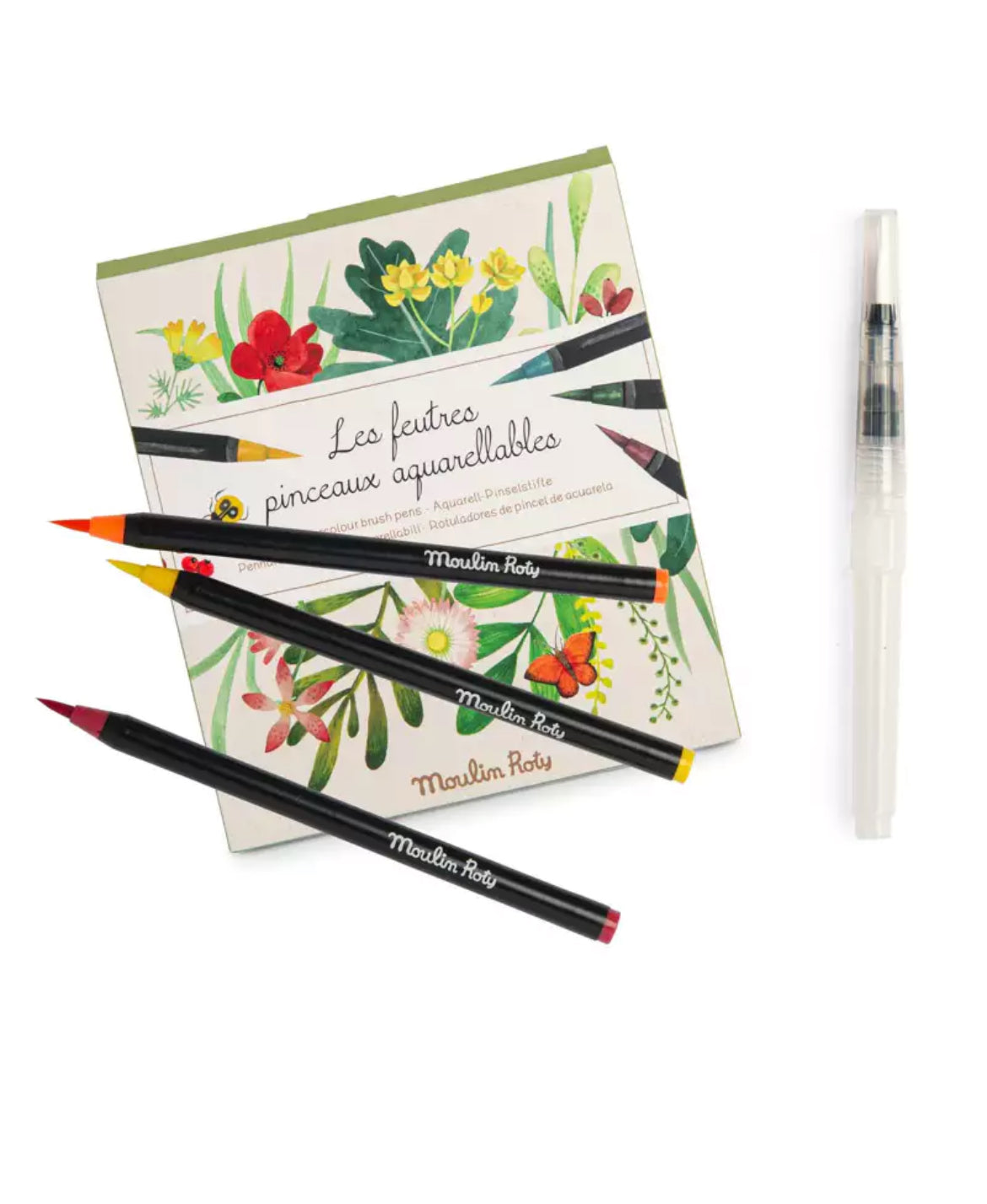 12 Feutres aquarelles - Le Jardin du Moulin -  Moulin Roty