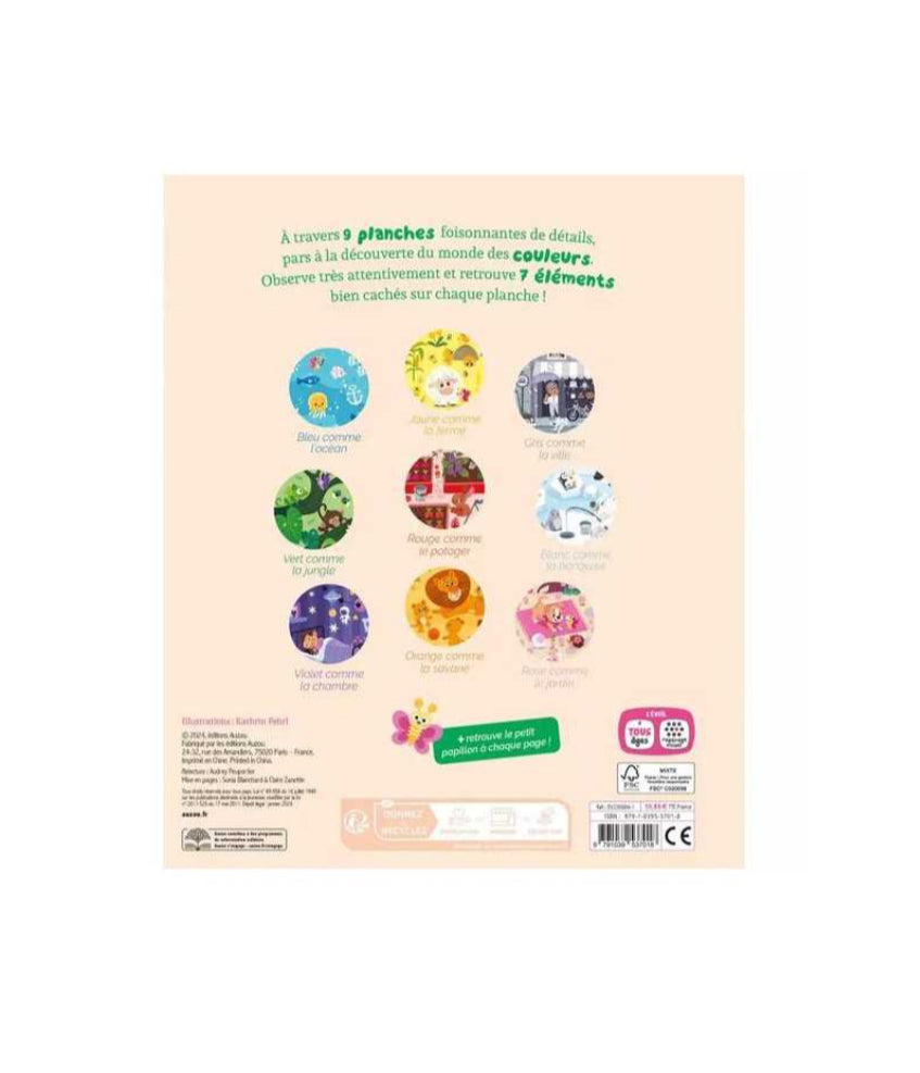 Cherche et trouve des tout-petits - les couleurs