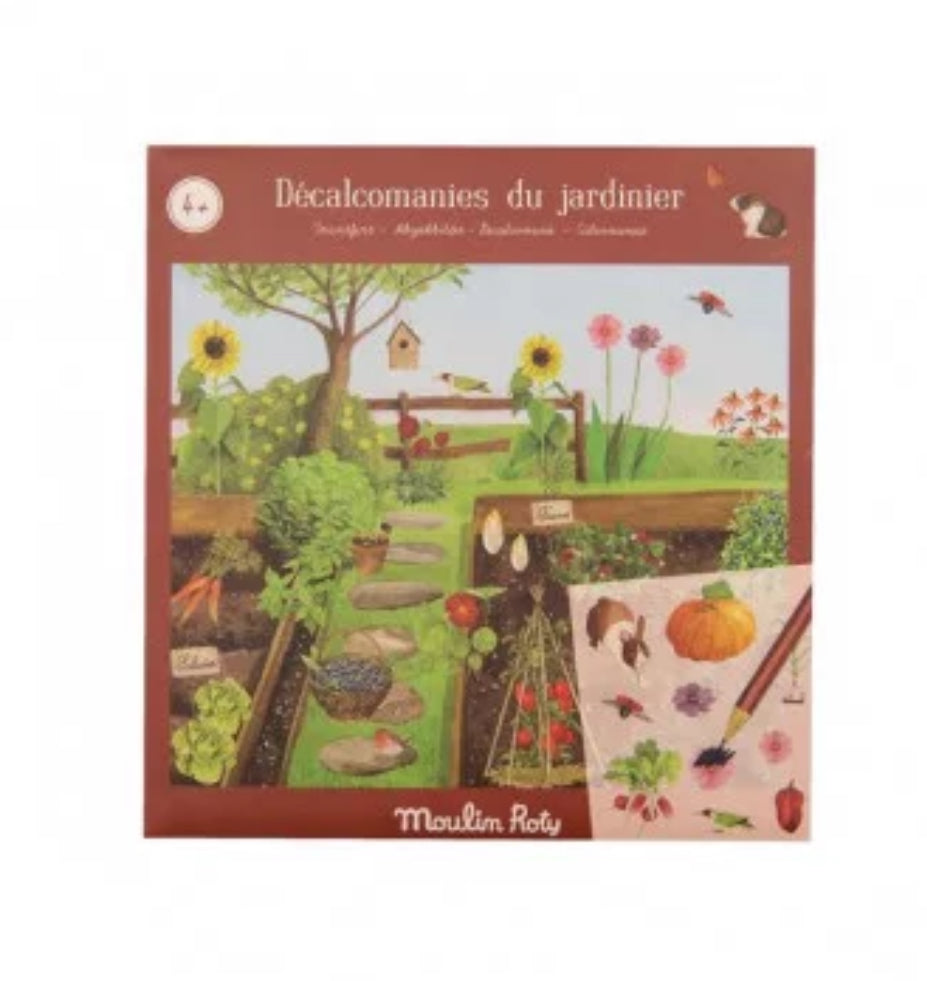 Décalcomanie - Le jardin -  Moulin Roty