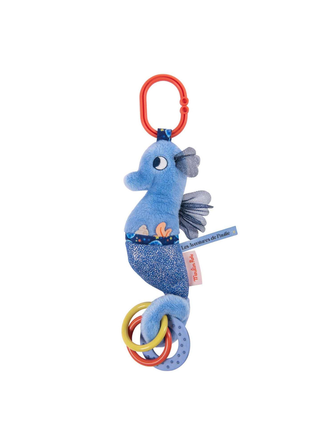 Peluche mobile d'activités hippocampe - Les Aventures de Paulie -  Moulin Roty