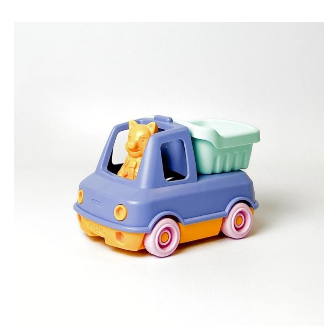 Jouet recyclé et recyclable - camion benne - Simple.