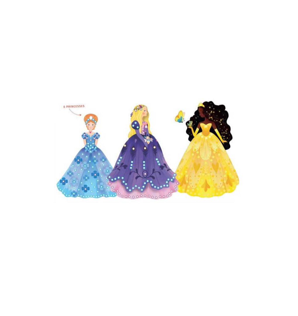 Mes tableaux en strass - Princesses enchantées - Auzou