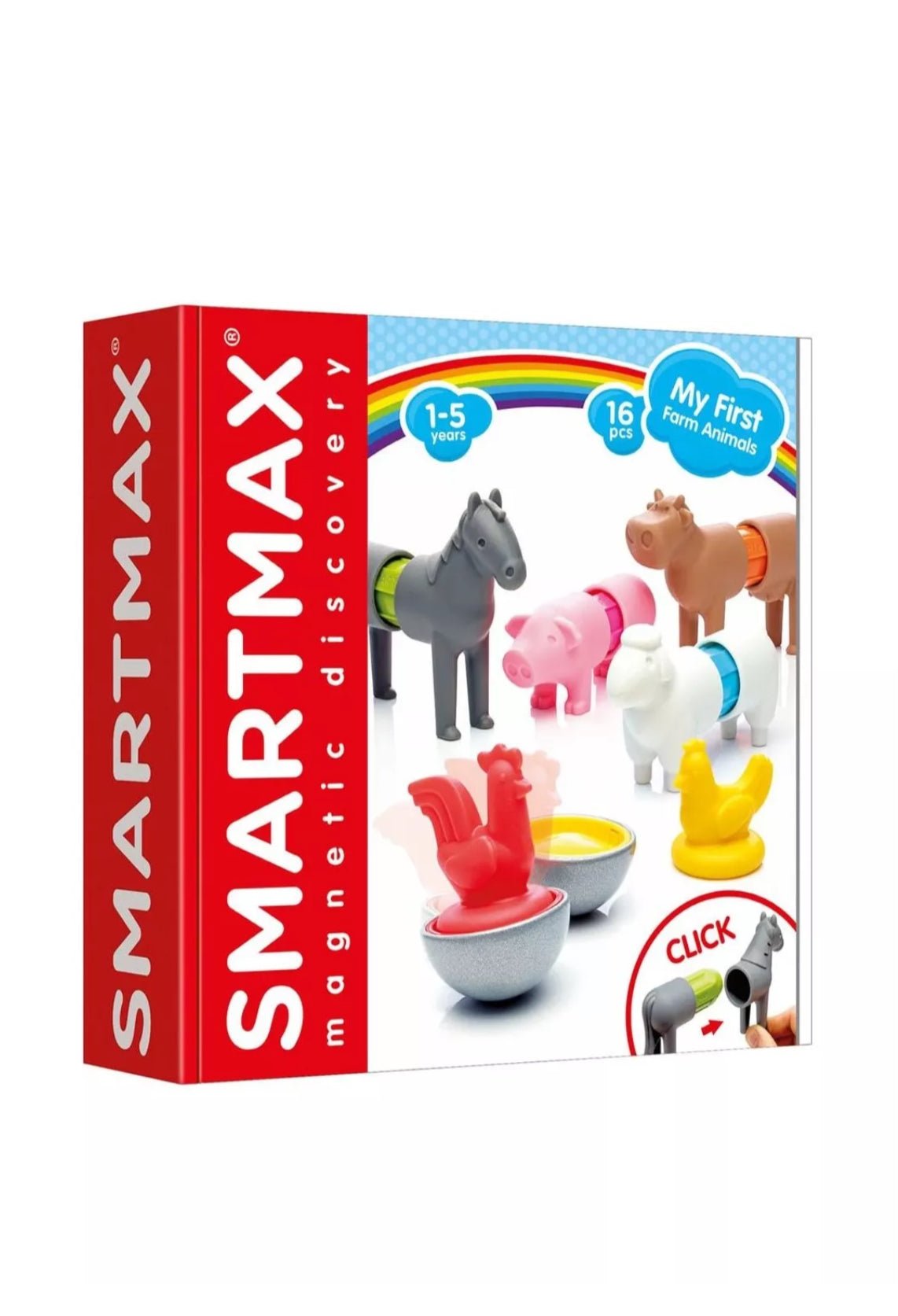 Jeu magnétique - Mes Premiers Animaux de la Ferme - Smartmax