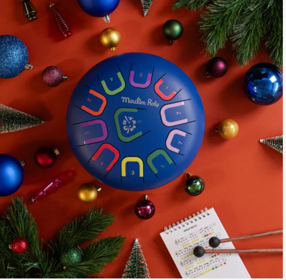 Tambour à languettes géant - Puce & Pilou - Moulin Roty