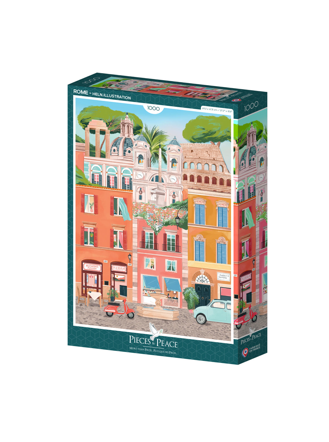 Puzzle 1000 pièces - Rome -  Pieces & Peace