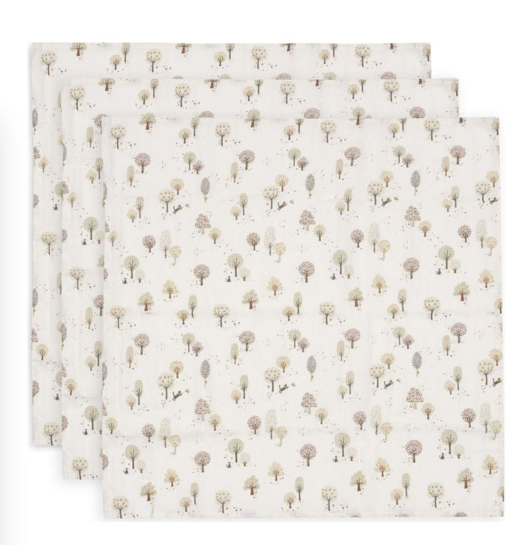Lot de 3 langes 70x70 cm - Tiny Park - Jollein