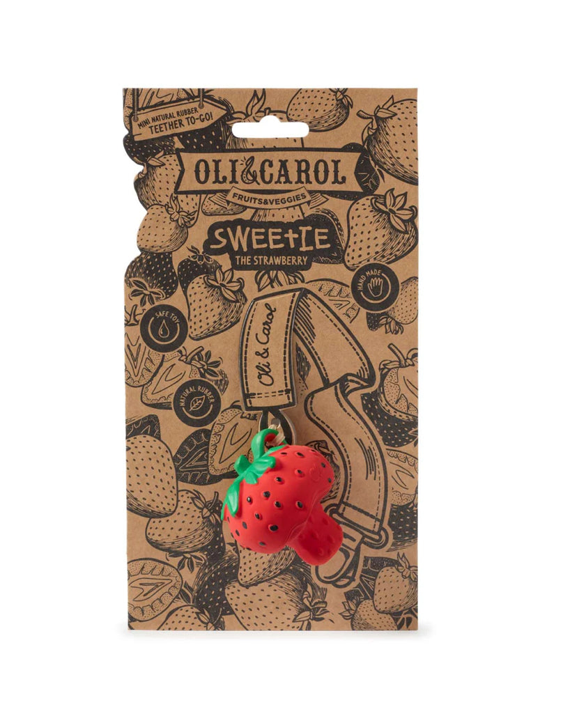 Sucette de dentition - Sweetie the Strawberry - Oli & Carol