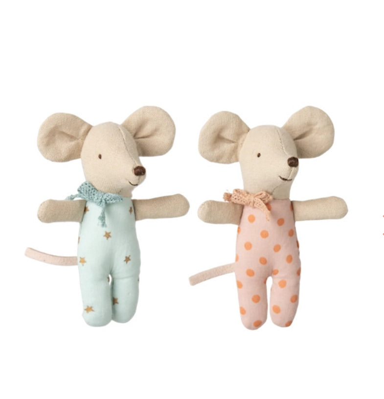 Souris bébé - Les jumeaux dans leur boite - Maileg