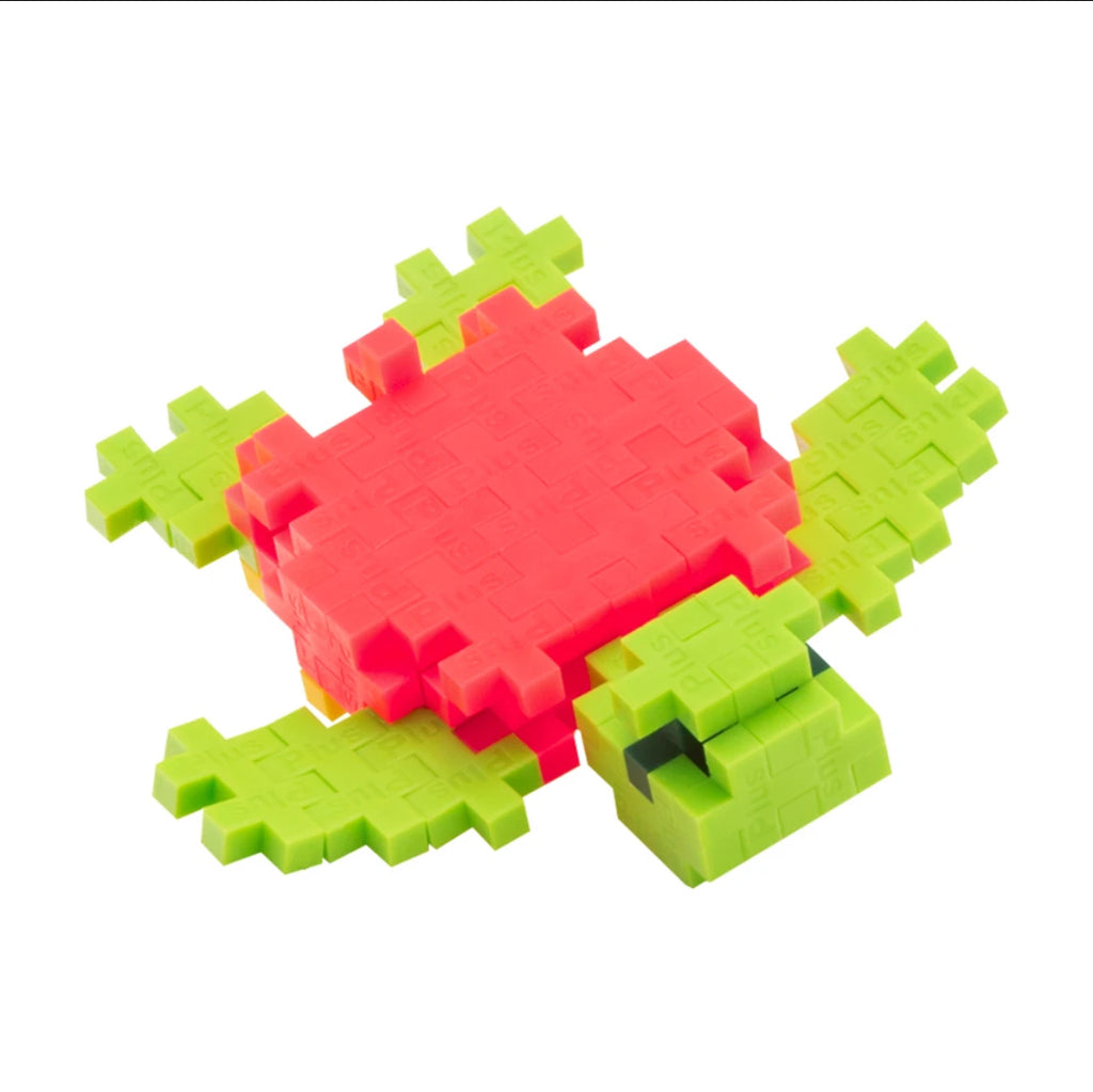 Jeu de construction tube 100 pièces - Tortue - Plus Plus