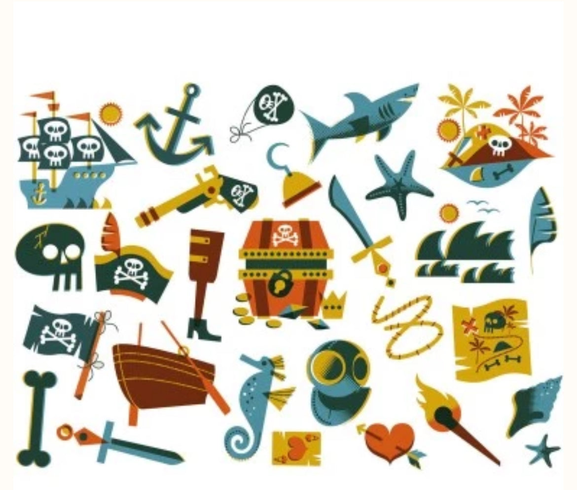 Mes P'tits tattoos - Pirates - Auzou