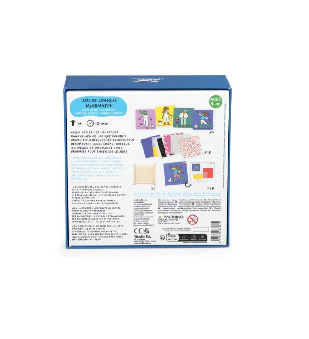 Jeu de société - Mix & Match des Loufoques - Moulin Roty