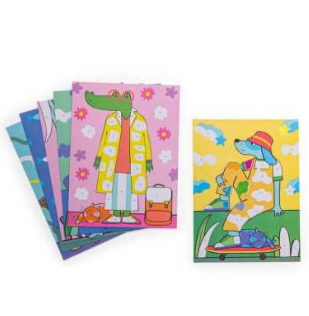 Cartes fantastiques - Les Loufoques -  Moulin Roty