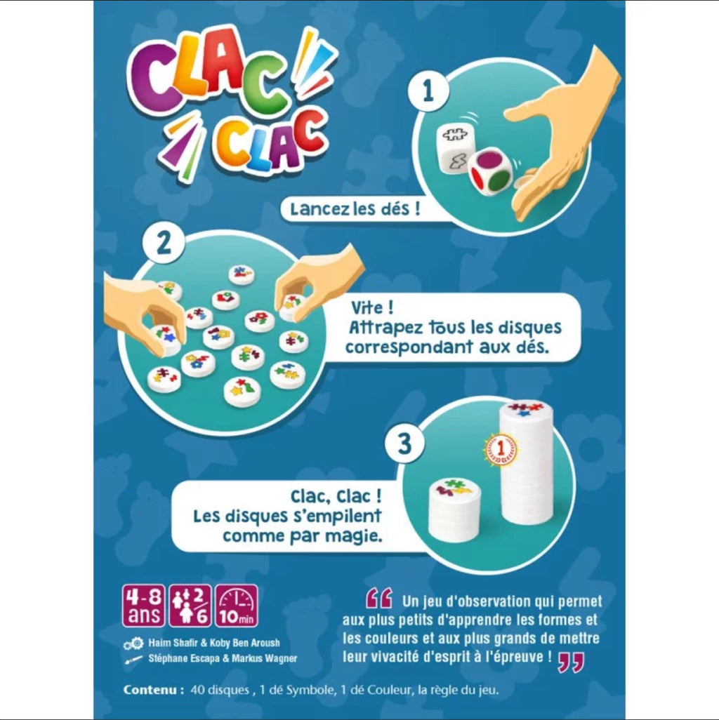 Jeu de société - Clac Clac - Gigamic