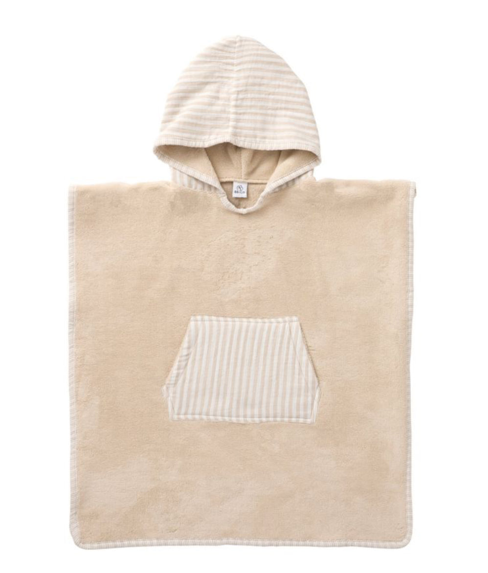 Poncho de bain - biscuit -  BB&CO