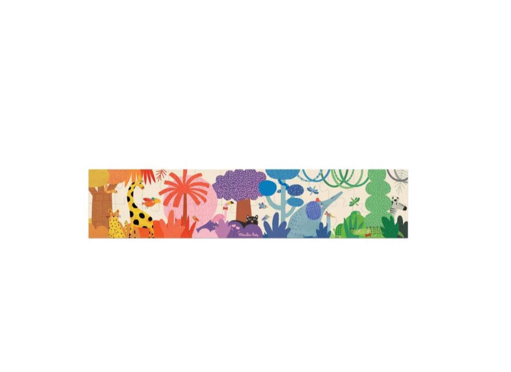 Puzzle la jungle arc en ciel - 24 pièces - les toupitis