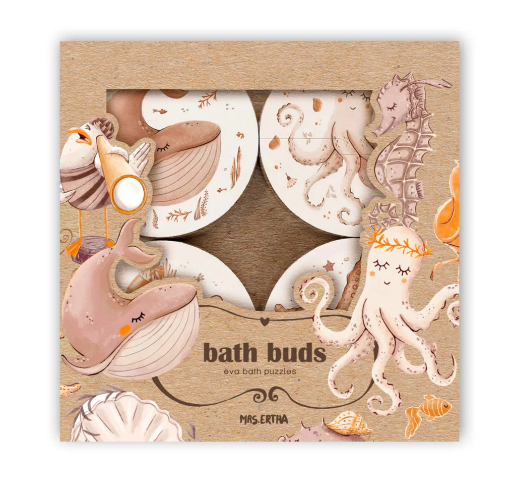 Puzzle de bain -Animaux marins - Mrs Ertha