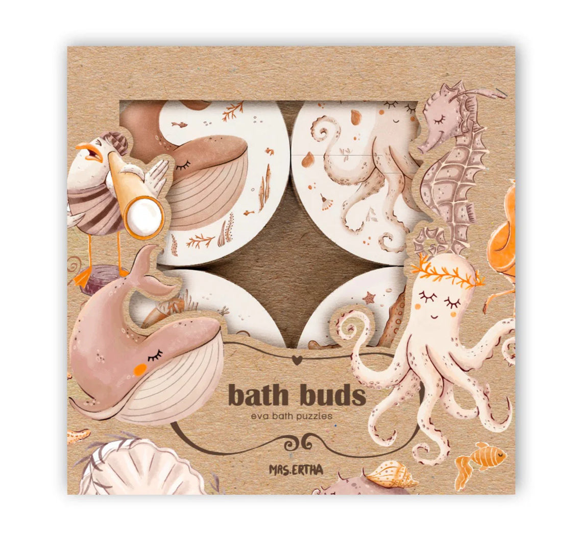 Puzzle de bain -Animaux marins - Mrs Ertha