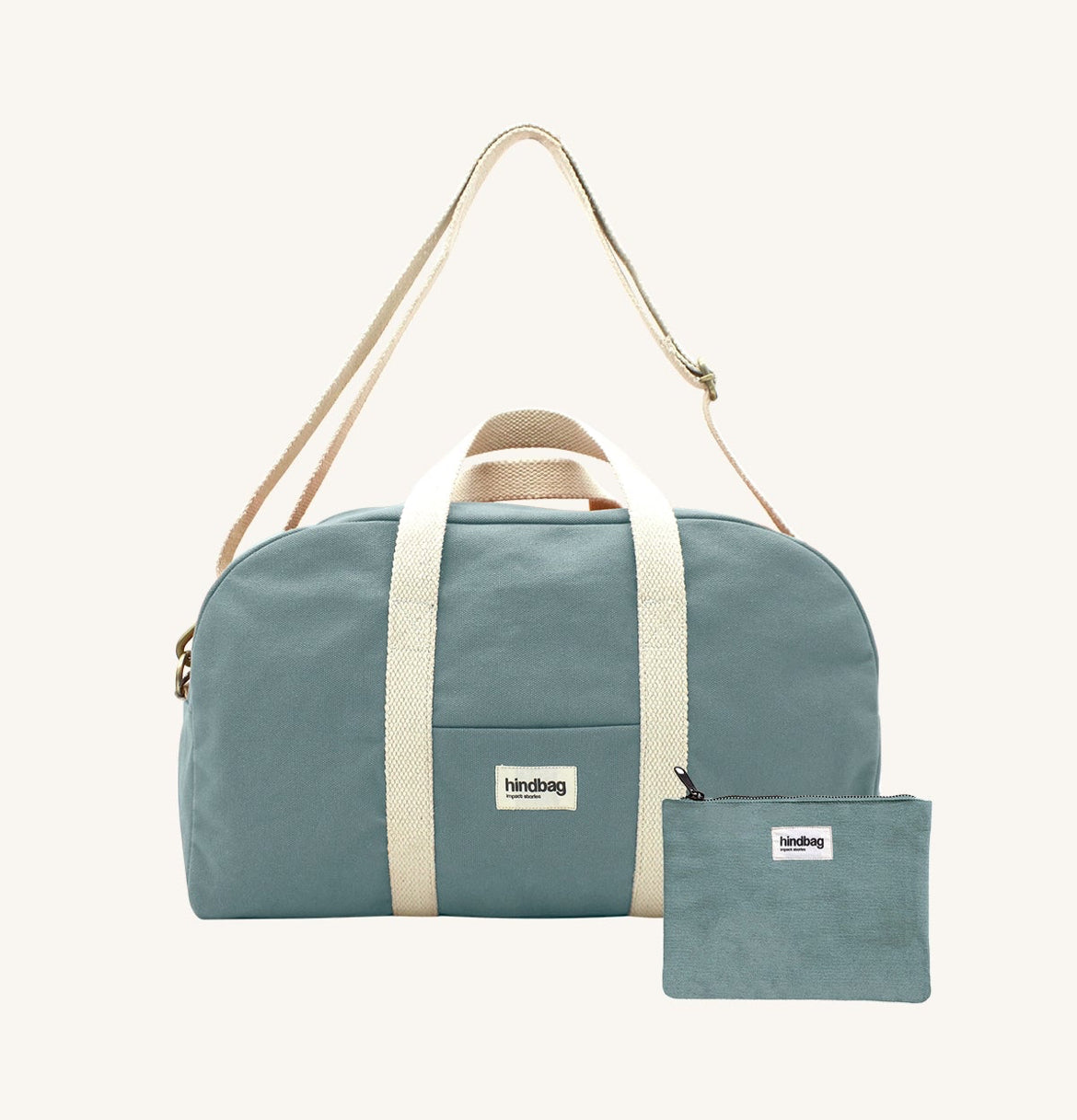 Sac Charlie et sa pochette Lou - Sauge - Hindbag