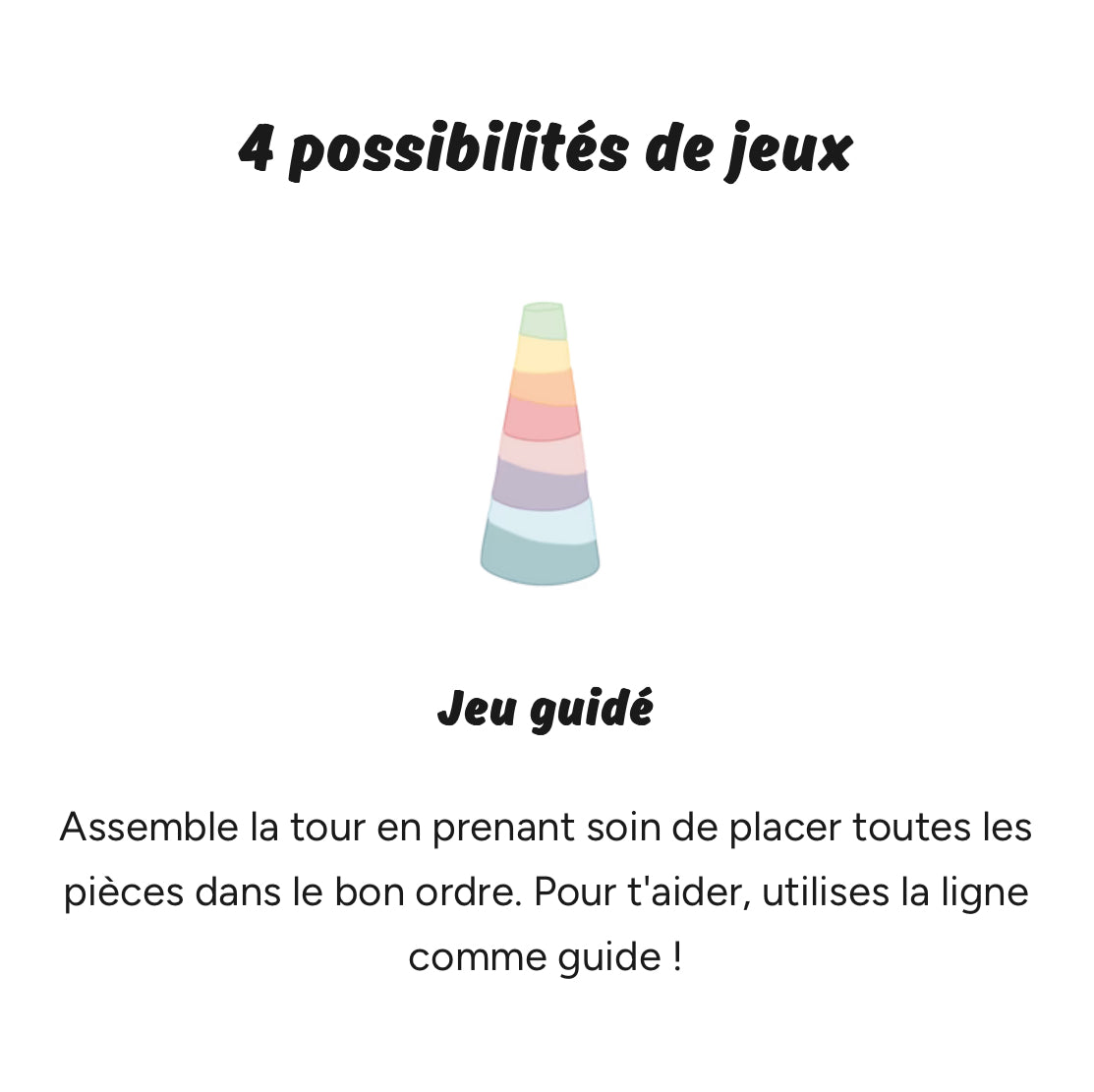 Jouet à empiler - Stak - OPPI