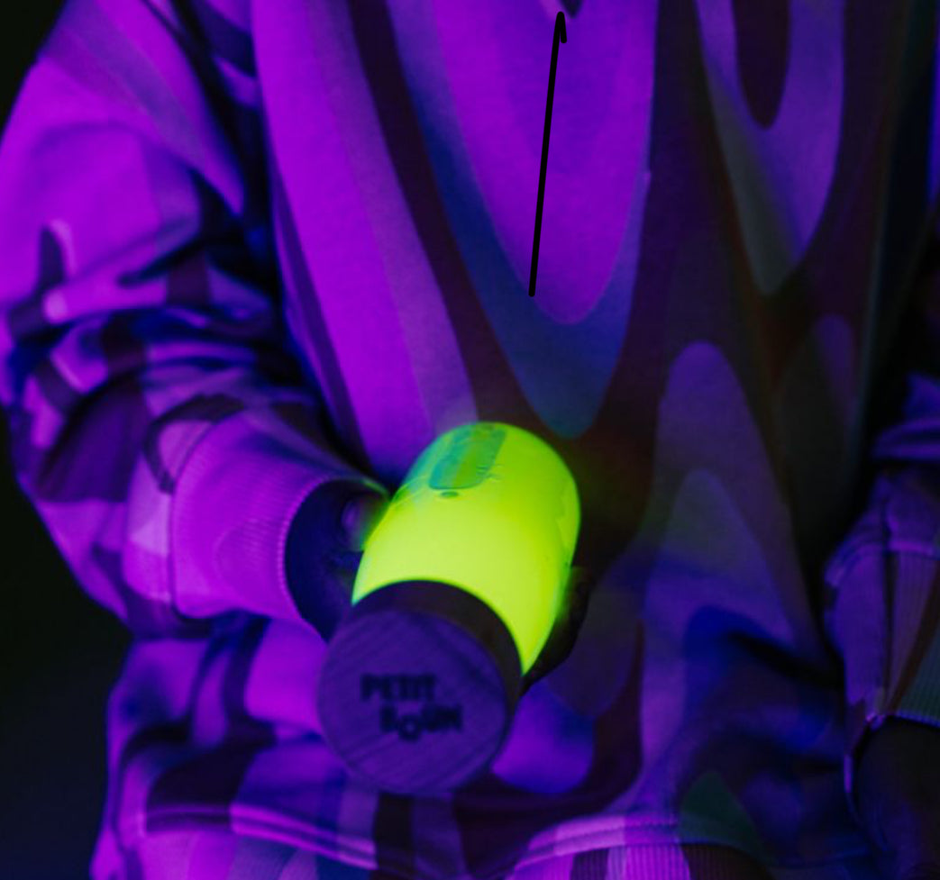 Bouteille sensorielle - Jaune Fluorescente - Petit Boum