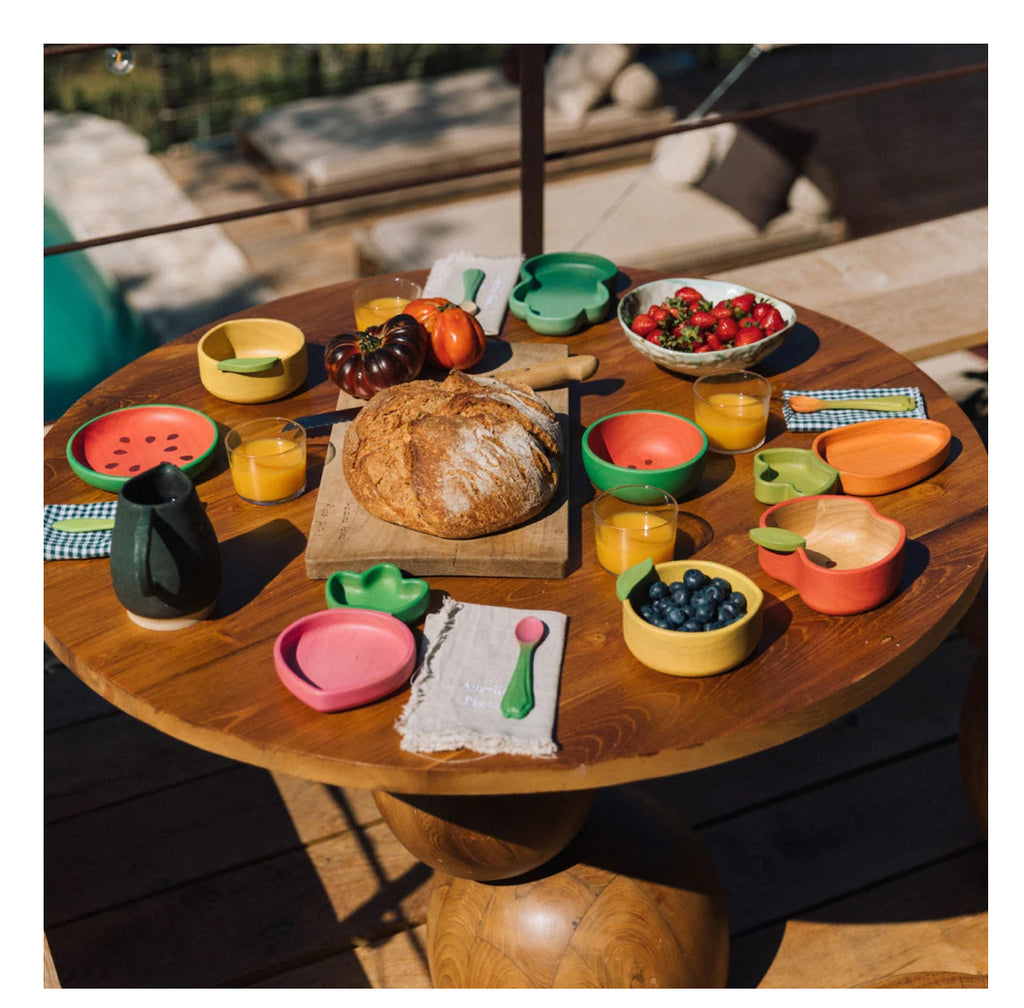 Set vaisselle Bol & Cuillère - Pepa la Pomme - Oli&Carol