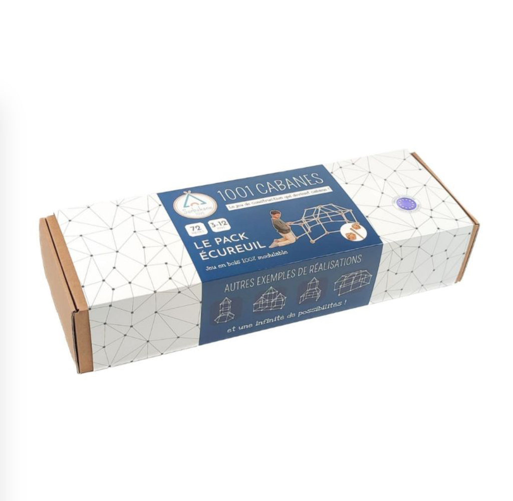 Cabane - Pack Ecureuil 72 pièces - Sarbakane