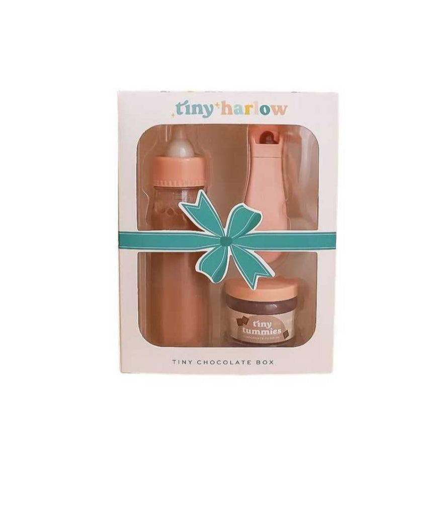 Petit pot et biberon pour poupée - Ma box au chocolat - Tiny Harlow