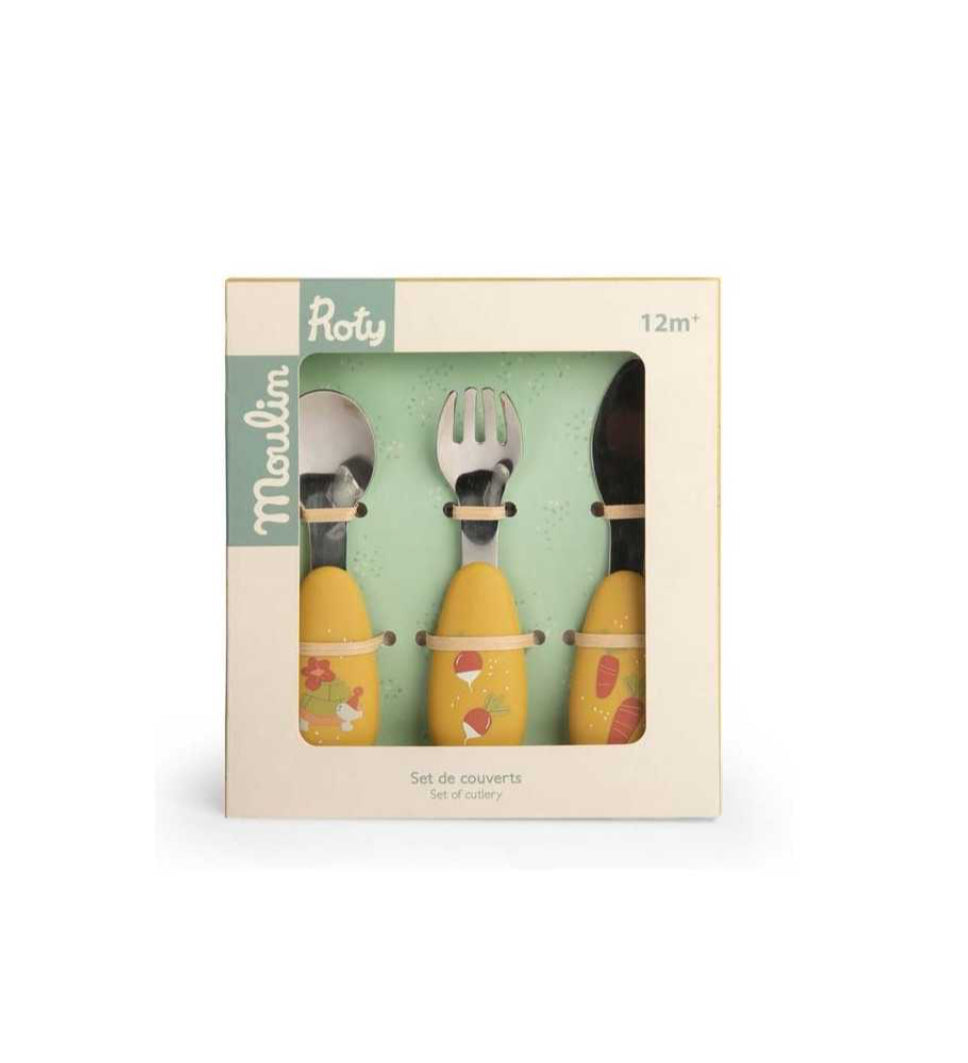 Set de couverts - Trois Petits Lapins - Moulin Roty