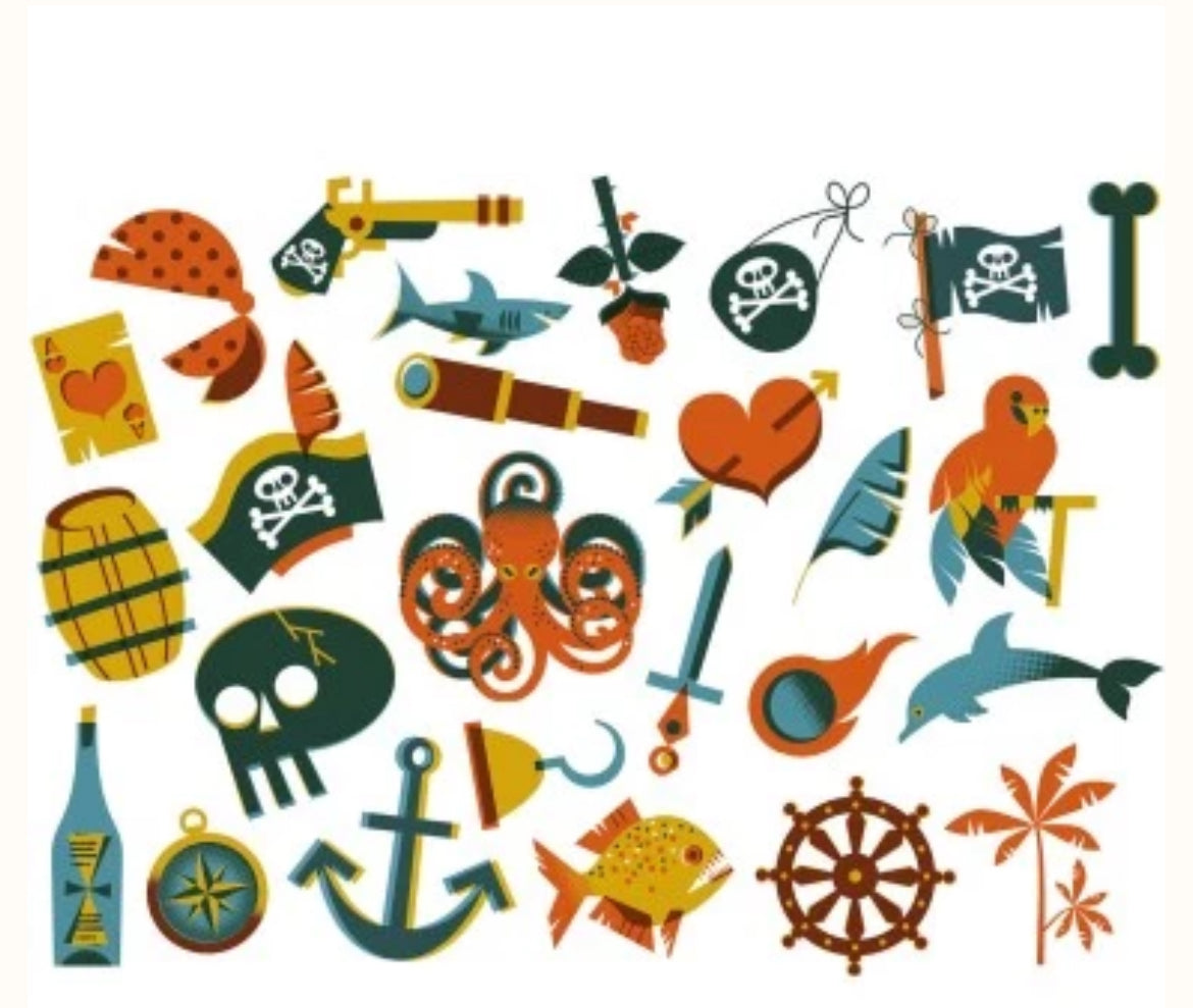 Mes P'tits tattoos - Pirates - Auzou