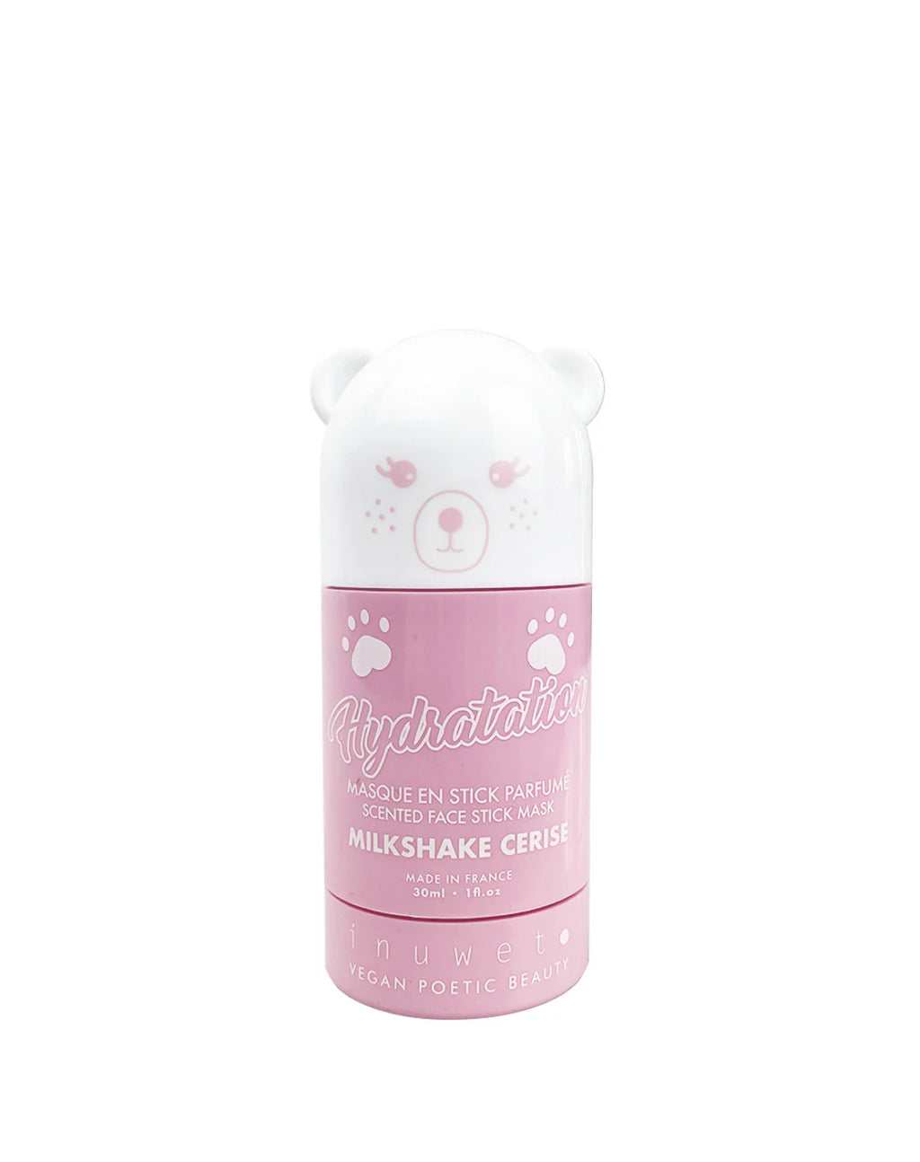 Masque visage Hydratation - Milkshake Cerise - Inuwet