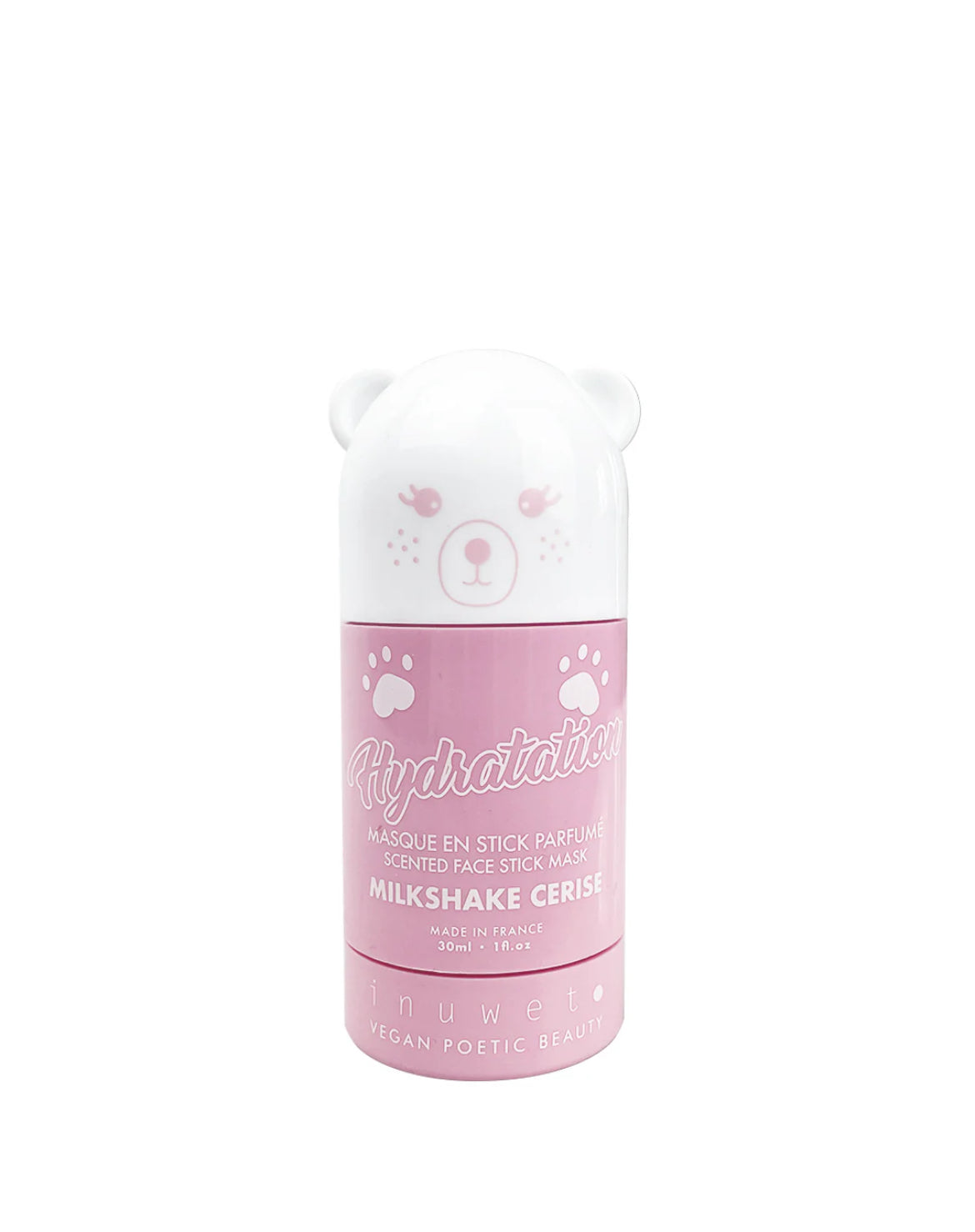 Masque visage Hydratation - Milkshake Cerise - Inuwet