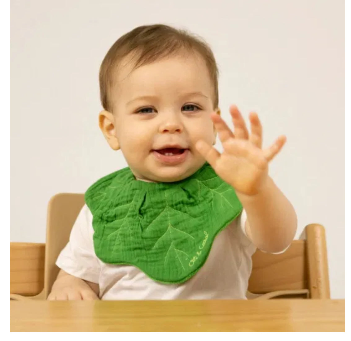 Bavoir - Kendall le chou Kale - Oli & Carol