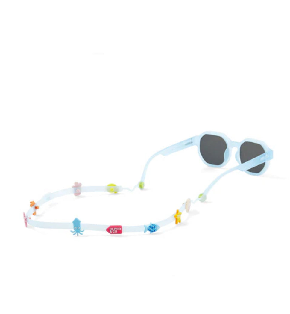 Sangles de lunettes et ses charms - Bleu - Olivio & Co