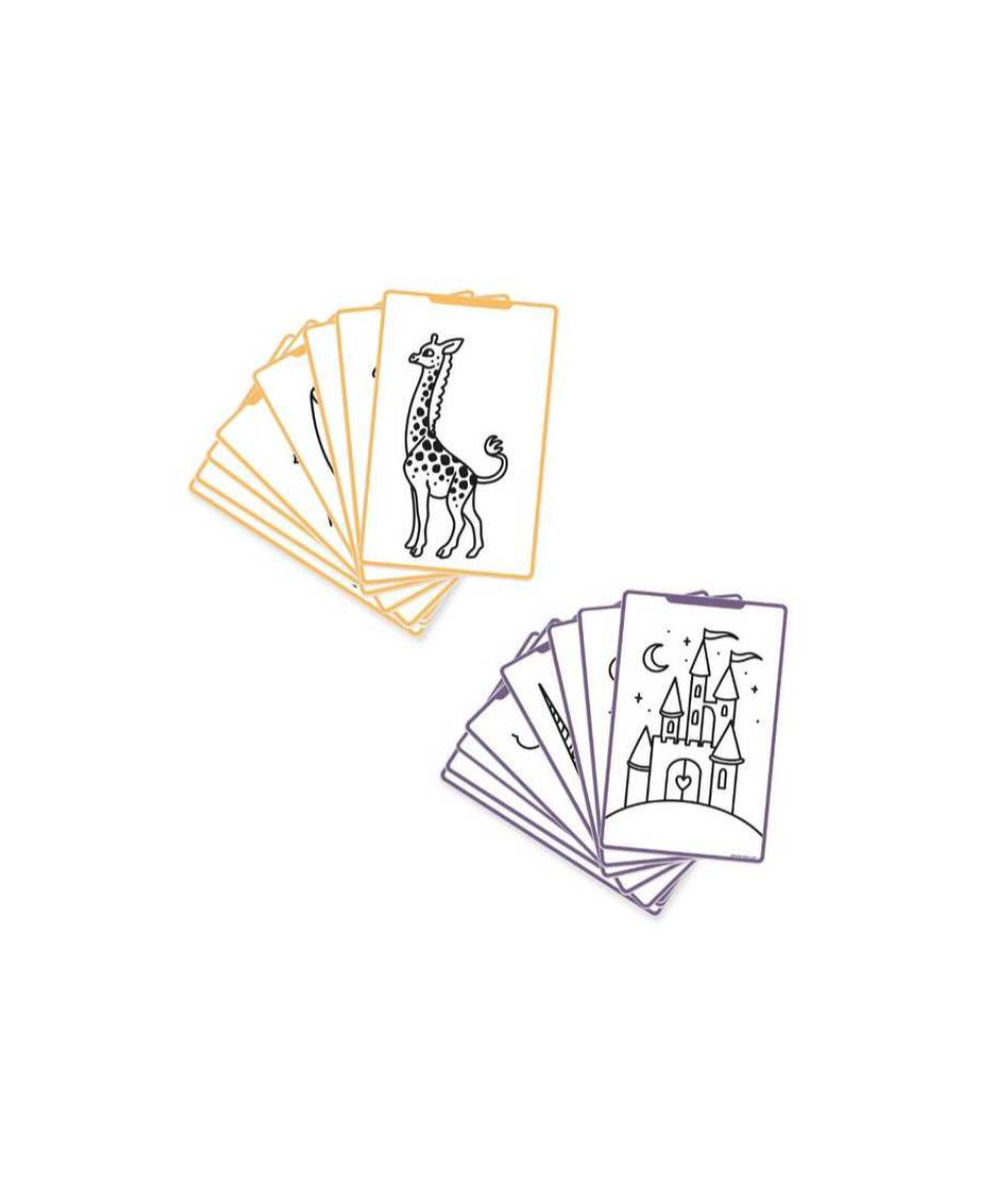 Recharge tablette à dessin Kidydraw Mini - Il était une fois / Les animaux - Kidywolf