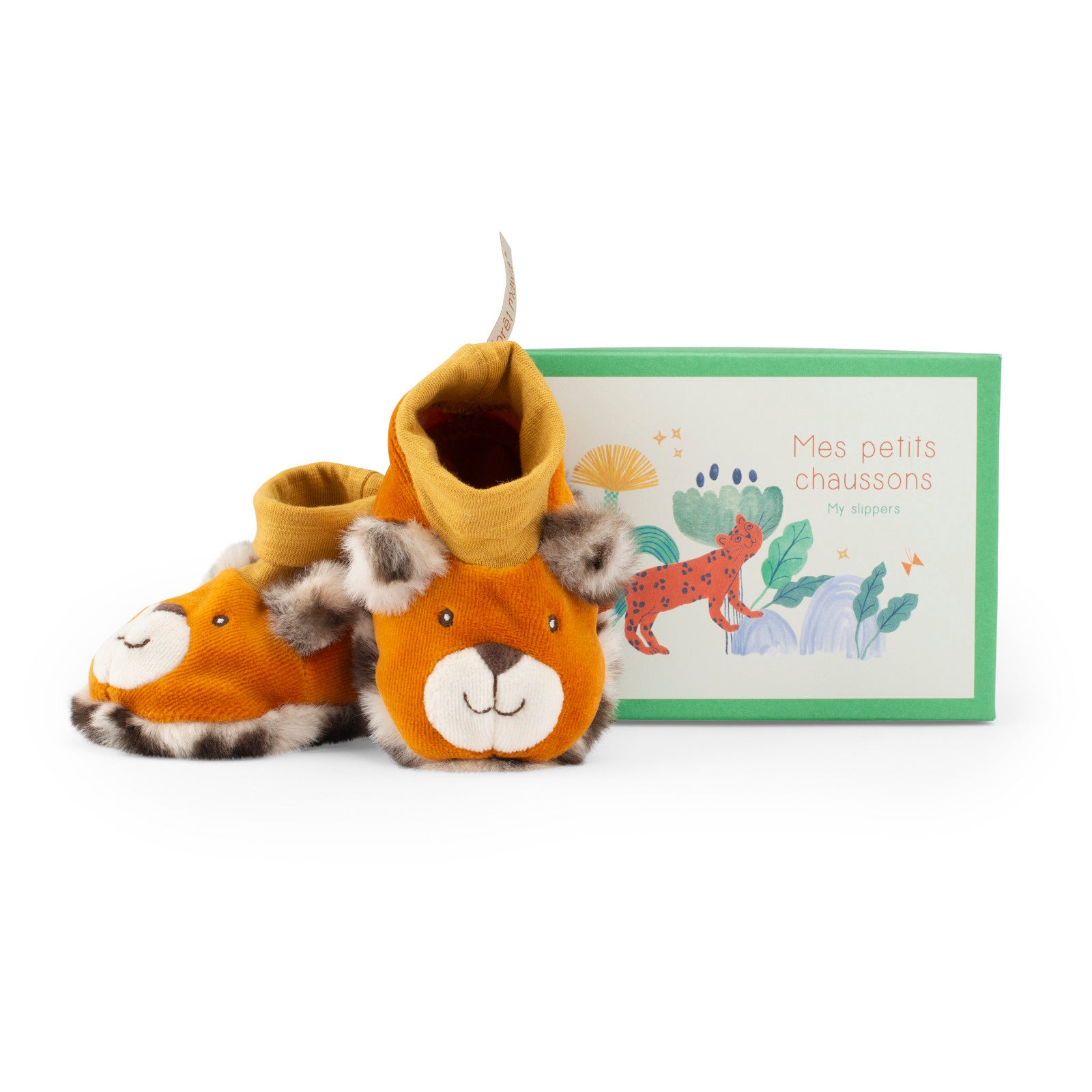 Chaussons Léopard Taigo - La Forêt Mawa - Moulin Roty