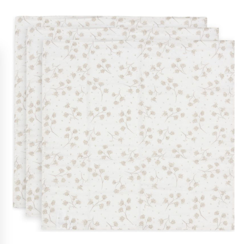 Lot de 3 langes 70x70 cm - Leafy Dreams - Jollein