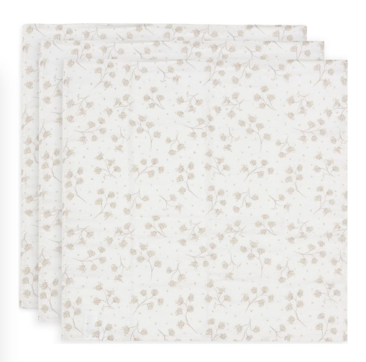 Lot de 3 langes 70x70 cm - Leafy Dreams - Jollein