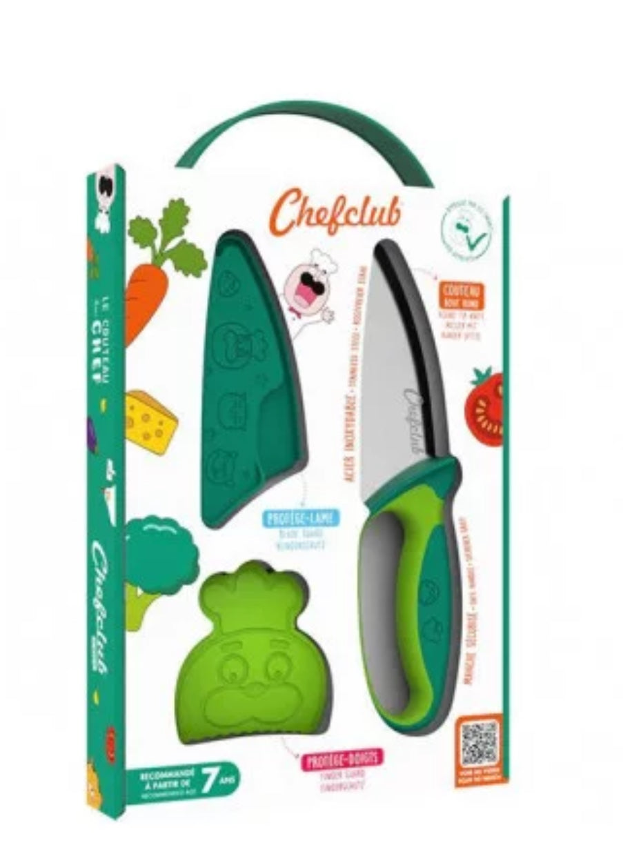 Le couteau du chef - Vert - Chefclub Kids