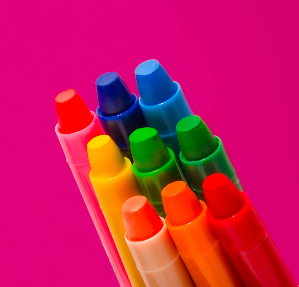 Crayons gel - 9 couleurs -  OMY