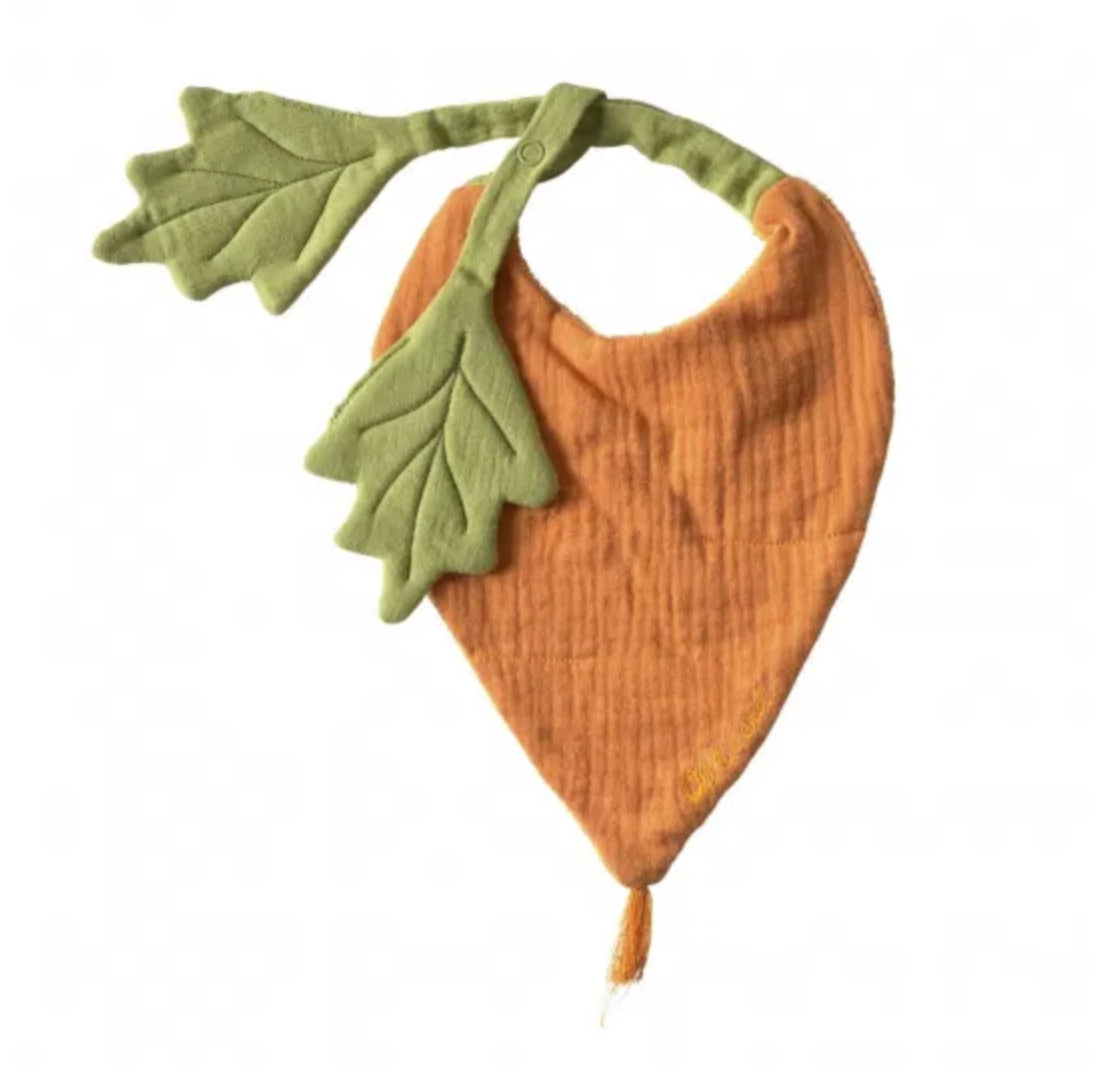 Bavoir - Cathy la carotte - Oli & Carol