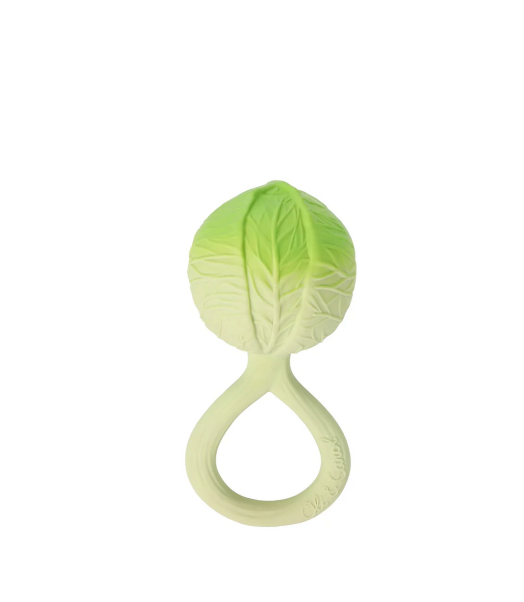 Hochet / anneau de dentition - Chou - Oli & Carol